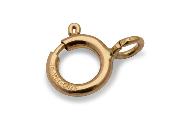 6 mm offene Federringe 14K Gold Filled (10er-Pack) - albrechtgold