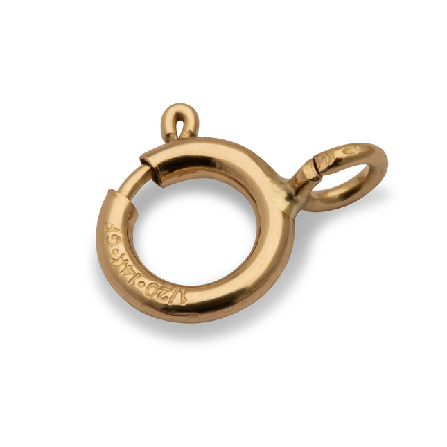 5 mm offene Federringe light 14K Gold Filled (10er-Pack) - albrechtgold