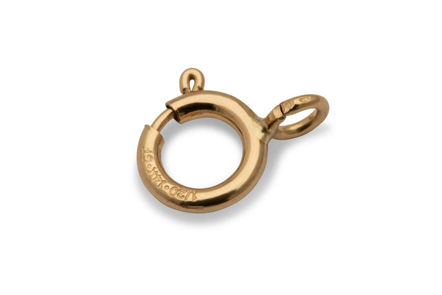 5 mm offene Federringe light 14K Gold Filled (10er-Pack) - albrechtgold