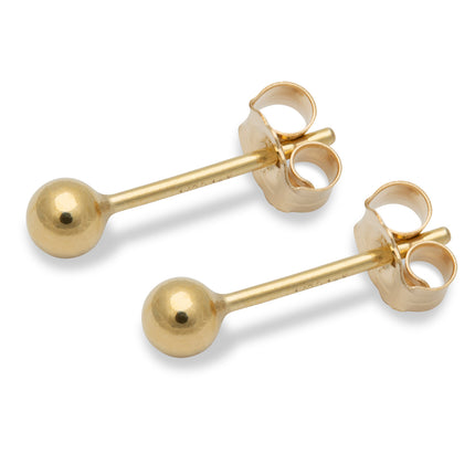 3 mm Kugelohrstecker - 14K Gold Filled - albrechtgold