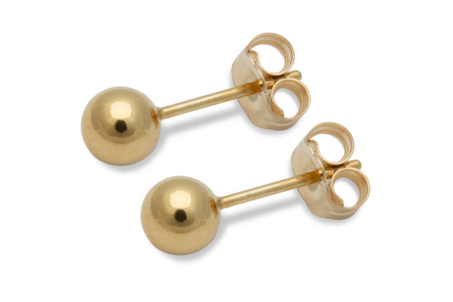 5 mm Kugelohrstecker - 14K Gold Filled - albrechtgold