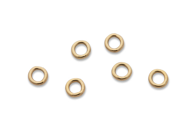 3 mm geschlossene Biegeringe (3,0 x 0,64 mm) 14K Gold Filled - albrechtgold