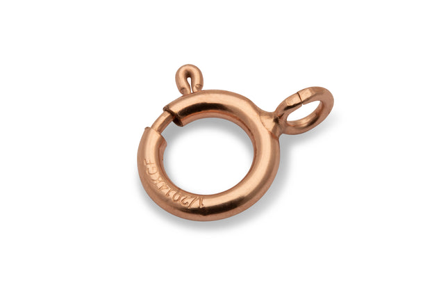 5,5 mm offene Federringe light 14K Rosé Gold Filled - albrechtgold